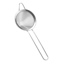 Tea Strainer, 3.3 Inch Fine Mesh Sieve Strainer Stainless Steel with Handle for Strain Drain and Rinse