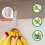 Macrame Fruit Hammock for Kitchen Under Cabinet,Veggie Holder Net and Hook Hanging Basket 5
