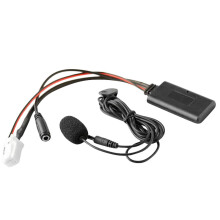 Car Bluetooth 5.0 Aux Input Audio Cable Microphone Handsfree Adapter 8Pin Plug for Sylphy Tiida Geniss