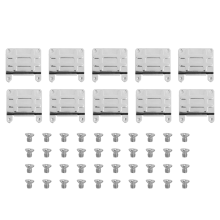 10PCS Mini Metal PCIE PCI-E Half to Full Size Extension Card Wireless WiFi PCI-Express Adapter Bracket with Screws