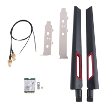 Wi-Fi 6E AX210 Wireless Card 2400Mbps Bluetooth 5.2 Desktop Kit 802.11Ax 2.4G/5Ghz/6Ghz AX210NGW,with 10DBi Antenna