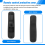 Replacement Smart Remote Control Case for AN-MR21GC MR21N/21GA Magic Silicone Shockproof Cover,Black 7