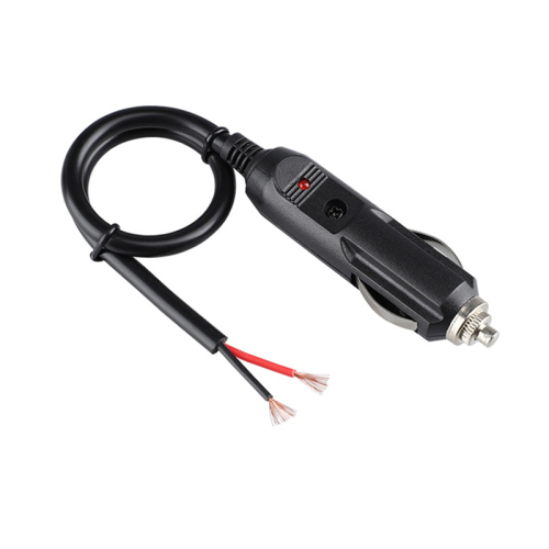 15A High Plus Lighter Head 30cm Car Plug Cable Adapter
