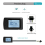 Ebike Display OMT-M3 SM Plug Intelligent LCD Electric Bicycle Accessories 2