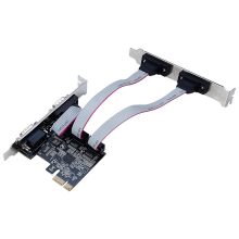 25Mbps PCIE Serial Port Expansion Card AX99100 Chip to RS232 Interface 4 Riser