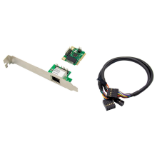 2.5Gb Network Card 2500Mbps Gigabit Ethernet Lan Adapter 1 Port RJ45 Mini PCIe for PC Desktop
