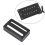 Guitar Pickups Humbucking Electric Pickup Covers,Silver 6