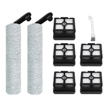 8PCS Replacement Parts for H12PRO/H12Pro Plus /M13Beta Wet Dry Floor Scrubber Machine Rolling Brush Filter