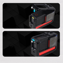 For Metal Cage Multi Cold Boots Expansion Flash Mount Magnetic Folding Protective Frame,A