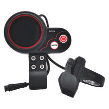 QS-S4 48V-60V Thumb Throttle LCD Display Kit for Zero 8 9 10 8X 10X Electric Scooter 6PIN Accessories
