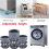 Adjustable Height Washing Machine Support, Anti Vibration Foot Pad, Pad 4PCS 6