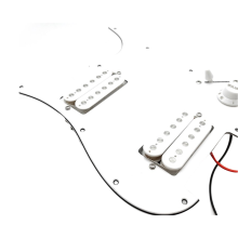 SQ Electric Guitar Loaded Prewired Scratchplate Pickguard Pickup Assembly White