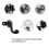 Universal 360 Rotatable Vertical Mount Camera Accessories Backpack Clip Collar Helmet Chin 3
