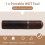 Espresso Coffee Stirrer Distribution Tool Portable Tools,6 Needles Walnut Color 6