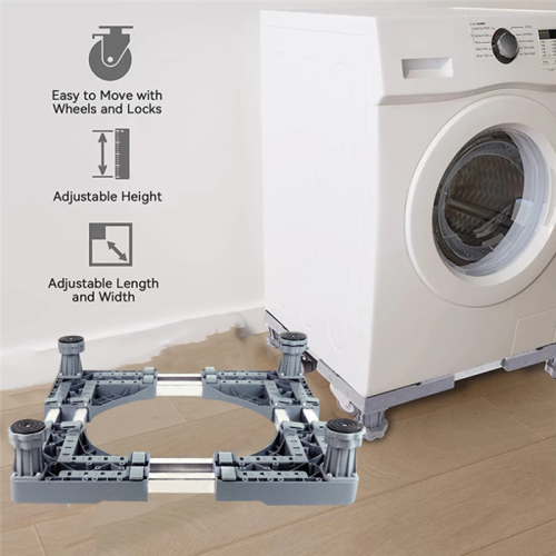 Washing Machine Stand Universal Base Multi-Functional Adjustable for Dryer Refrigerator Bathroom Accessories A 2