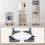 Washing Machine Stand Universal Base Multi-Functional Adjustable for Dryer Refrigerator Bathroom Accessories A 4