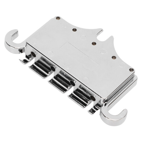 Ponte per basso elettrico a 4 corde, coda argentata 2