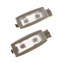 2Pcs Dome Lamp Reading Light for B6 B7 CC Golf 5 MK6 MK7 Interior MakeUp Lights 1KD947109A Beige