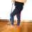 Sangle de levage de jambe 103,5 cm en nylon bleu 6