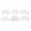30pcs Felt Sheets DIY Thermal Transfer 6 Shapes 9