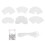30pcs Felt Sheets DIY Thermal Transfer 6 Shapes 4