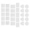 30pcs Felt Sheets DIY Thermal Transfer 6 Shapes 6