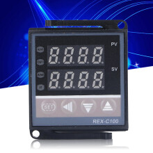 REX-C100FK02-MxAN DA Controlador PID, Tipo K 0-400C