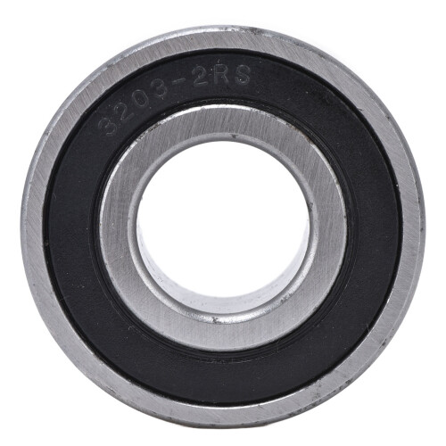3203-2RS 17x40x12mm Cuscinetto a sfere argento 2 pezzi 2