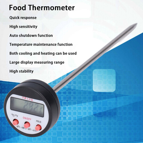 TP100 Termometro per alimenti 20mAh, spegnimento automatico 2