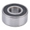 3204-2RS 2 pièces roulement à double rangée 20x47x14mm acier 9