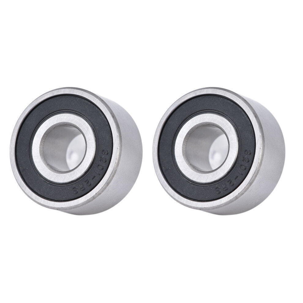 2Pcs 3201-2Rs Double Row Ball Bearings High Speed Industrial Steel 4991342691857