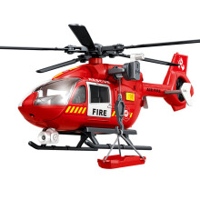 Rescue Helicopter Toy 15 Inch Light and Sound Vehicle for Kids Aged 3 Toddler Boys Gifts Educational Playtime