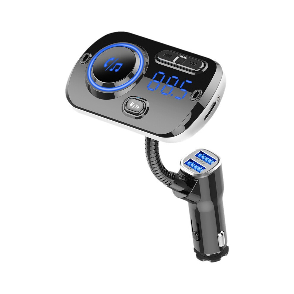 Bluetooth Fm Transmitter For Car, Wireless Radio Adapter Car Music Player Receiver (Black) Black 6976918074447