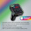 Bluetooth FM Transmitter for Car Cigarette Lighter, Hand Free Call with Noise Canceling Microphone(Black) 2