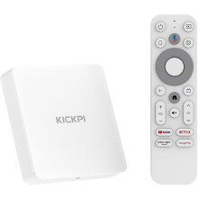 Android 11.0 TV Box, KP1 Google Certified TV Box(4K) 2GB RAM 32GB ROM with Voice Search- Support(White)