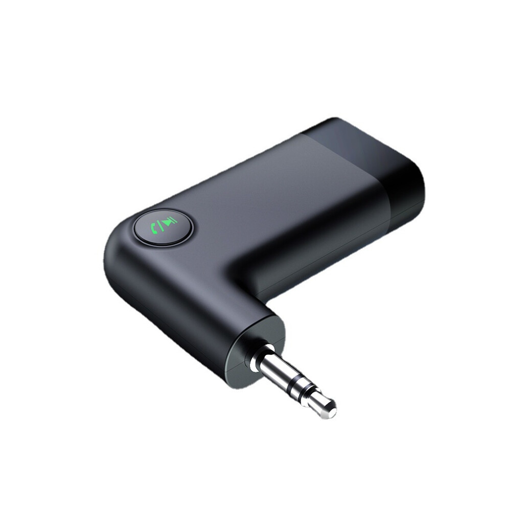 Car Mp3 Bluetooth Player Audio Receiver 5.0 Bluetooth Adapter Aux Adapter Lossless Music(Black) Black 6976918074300