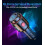 Bluetooth Car Adapter, Wireless AUX FM Transmitter, USB C&QC3.0 Dual Fast Charging(Black) 4