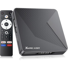 Android TV Box 14.0, Android Box 4GB RAM 64GB Storage, Smart Box for TV with S905X5M 2.0GHz Quad-core CPU(Black)
