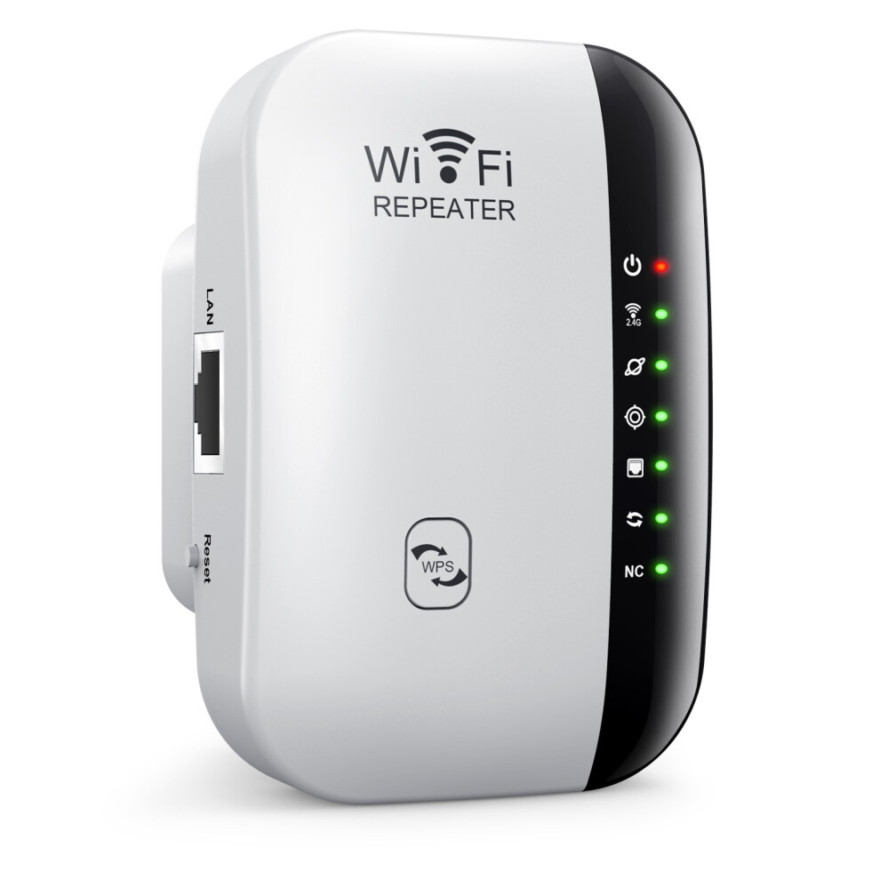 Wifi Extender, Wifi Booster,Covers Up To 3000 Sq.ft,Internet Booster With Ethernet Port,1-Tap Setup(White) White 6976918075031