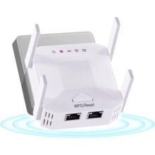 WiFi Repeater Extender Signal Booster for Home, WiFi Amplifier, WiFi Range Extender,Internet Booster(White)