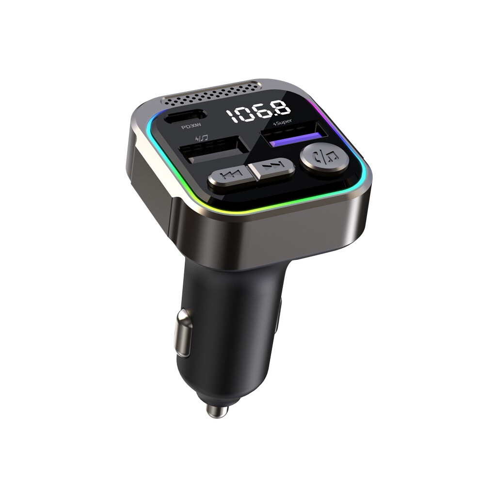 3 Port Fast Car Charger,Pd30w & Qc3.0 Cigarette Lighter Charger For Multiple Devices, Rapid Charging(Black) Black 6976918074454