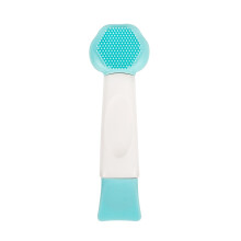 Multifunctional Facial Cleansing Tool – 3-in-1 Mask Applicator, Soft Brush & Blackhead Remover, Portable Design(Blue)