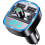 FM Transmitter, Bluetooth Car Adapter MP3 Player, Hands-Free Calling, Dual USB Ports, LED Screen(Black) 1