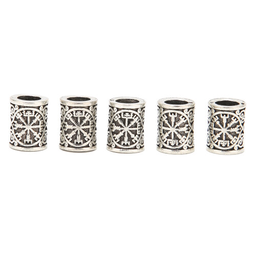 5pcs Hair Braiding Tube Beads Dreadlocks Beard 1