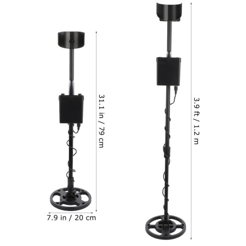 Metalldetektor med justerbar längd (9V batteri ingår ej) 2