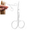 Stainless Steel Eyebrow Trimming Scissors Safe 9