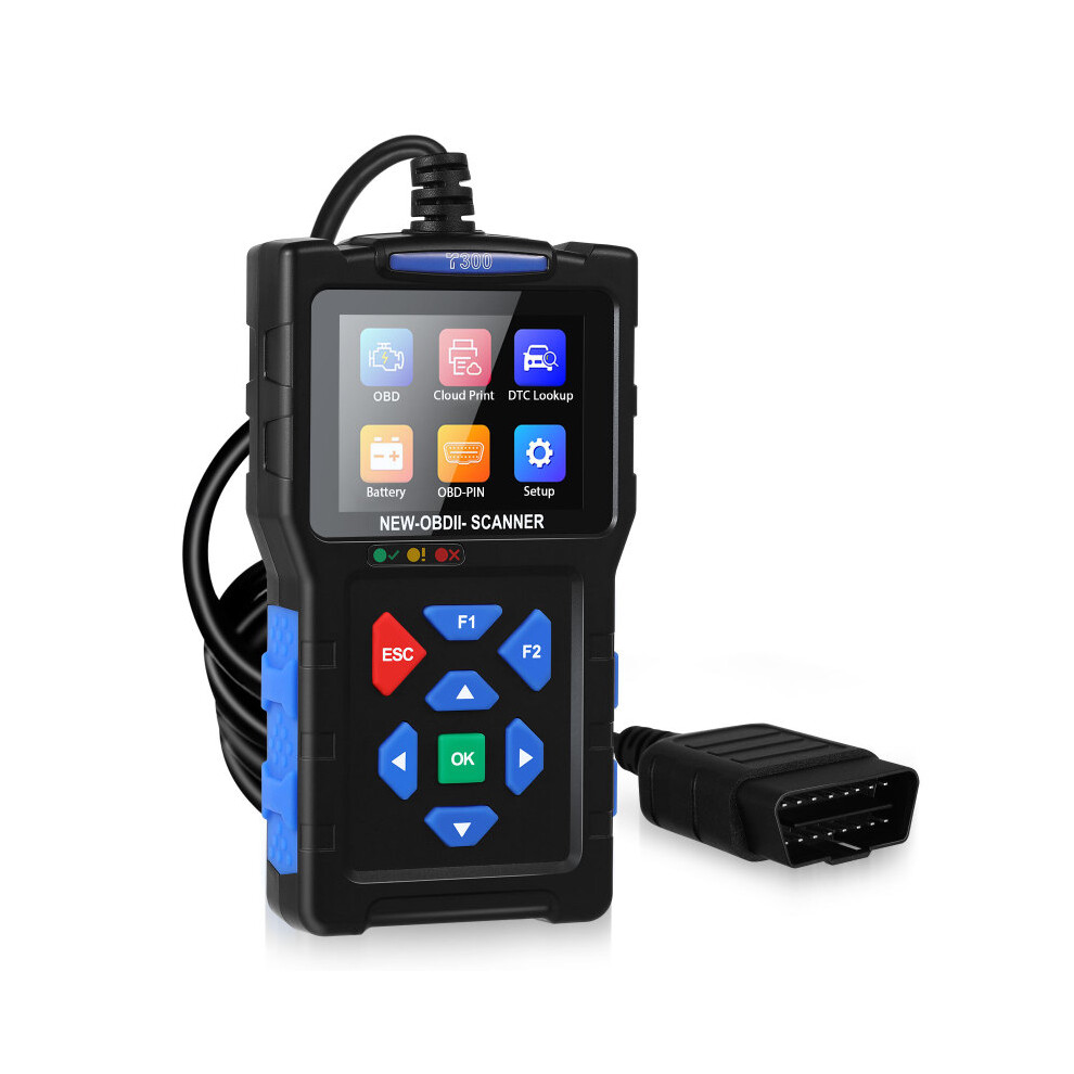 Strumenti Di Diagnostica Guasti Auto Lettore Codice Motore OBD2 Tester Tensione Batteria-image