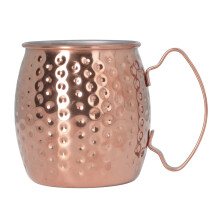 Moscow Mule -muki, hieno 304 ruostumattomasta teräksestä valmistettu 500 ml:n suurikokoinen cocktailmuki baareihin, hotelleihin ja ravintoloihin