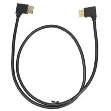 Displayport-kaapeli 1.4 32.4Gbps 90 asteen suorakulmainen DP-uros-DP-uroskaapeli, tuki 8K 60Hz 4K 144Hz 2K 165Hz
