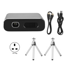 RD-630 Mini DLP HD LED kannettava projektori kotiin sopii Androidille 110-240V (UK-pistoke)